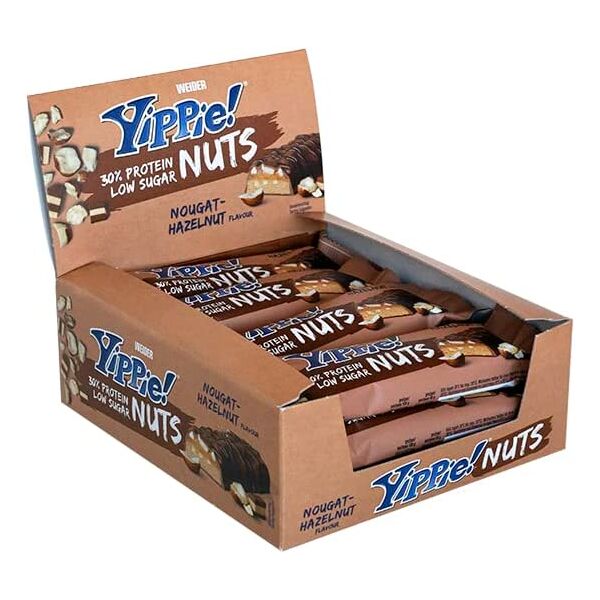 YIPPIE! NUTS Nougat-Hazelnut 12x45g