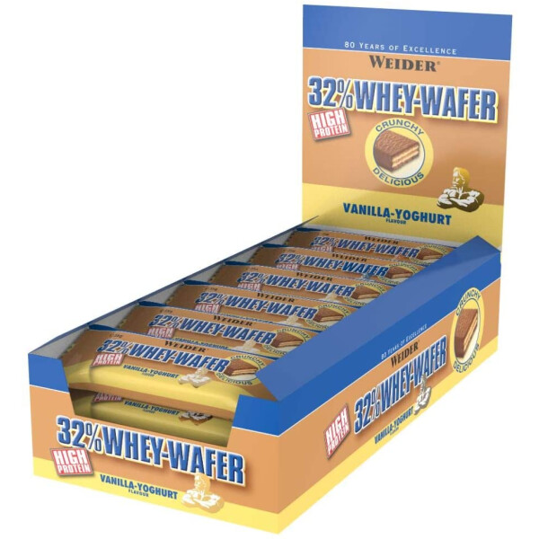 32% Whey Wafer Bar Vaniglia-Jogurt 12x35g