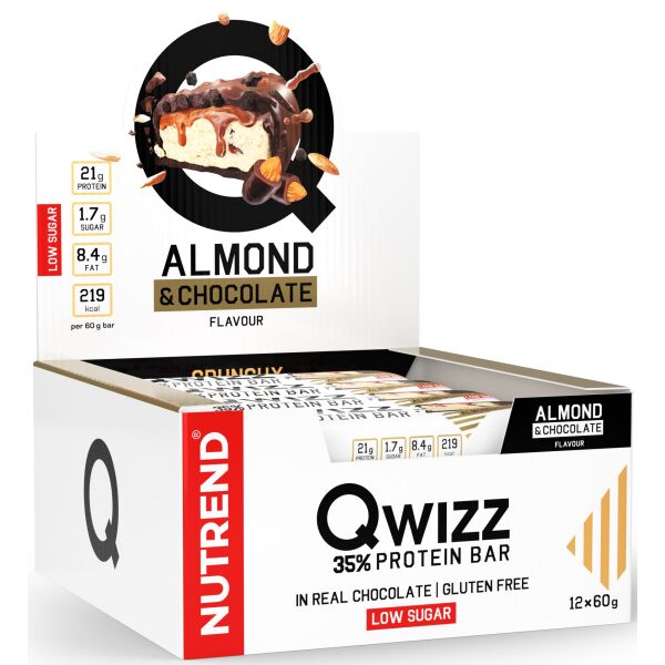 Qwizz Protein Bar Almond-Chocolate 12x60g